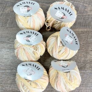 Skacel Namaste yarn 6 balls Brand New 74 yards‎ each Discontinued